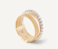 Marco Bicego Bague Avec Bandeau De Diamants, Modele Moyen Shop