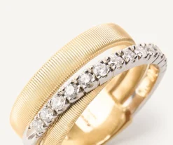 Marco Bicego Bague Avec Bandeau De Diamants, Modele Moyen Shop