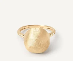 Marco Bicego Bague Avec Diamants Et Boule En Ora Fashion