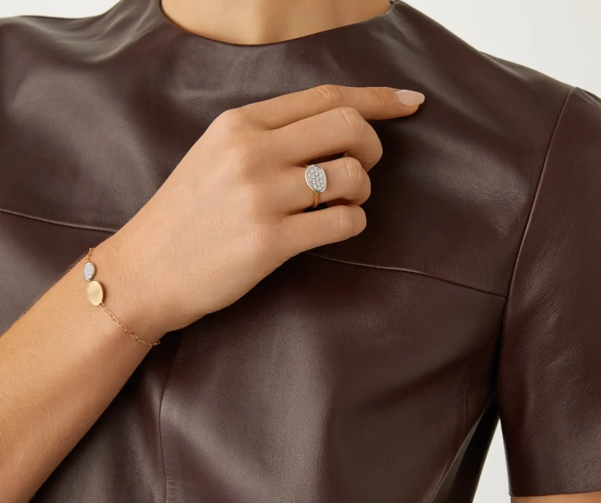 Marco Bicego Bague Avec Diamants Modele Mini Cheap
