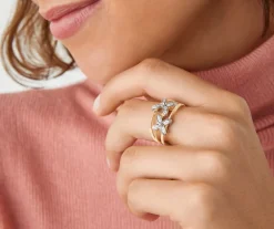 Marco Bicego Bague Avec Elements Fleuris Paves De Diamants Online