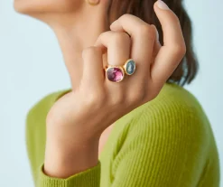 Marco Bicego Bague Avec Tourmaline Rose, Grand Modele Cheap