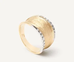 Marco Bicego Bague Bandeau Avec Diamants, Modele Moyen Outlet