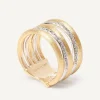 Marco Bicego Bague Multi-Rangs Avec Diamants Discount