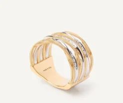 Marco Bicego Bague Sept Rangs Avec Anneaux En Diamants Store