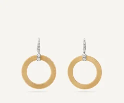 Marco Bicego Boucle D'Oreille Avec Crochet Et Diamants Outlet