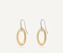 Marco Bicego Boucle D'Oreille Avec Crochet Et Diamants Outlet