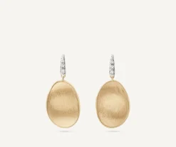 Marco Bicego Boucle D'Oreille Avec Crochet En Diamants, Petit Modele Cheap