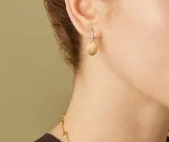 Marco Bicego Boucle D'Oreille Avec Crochet En Diamants Online