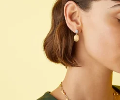 Marco Bicego Boucle D'Oreille Double Avec Diamants Store