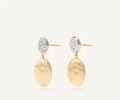 Marco Bicego Boucle D'Oreille Double Avec Diamants Store