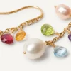 Marco Bicego Boucle D'Oreille En Diamants, Perles Et Pierres Multicolores Cheap