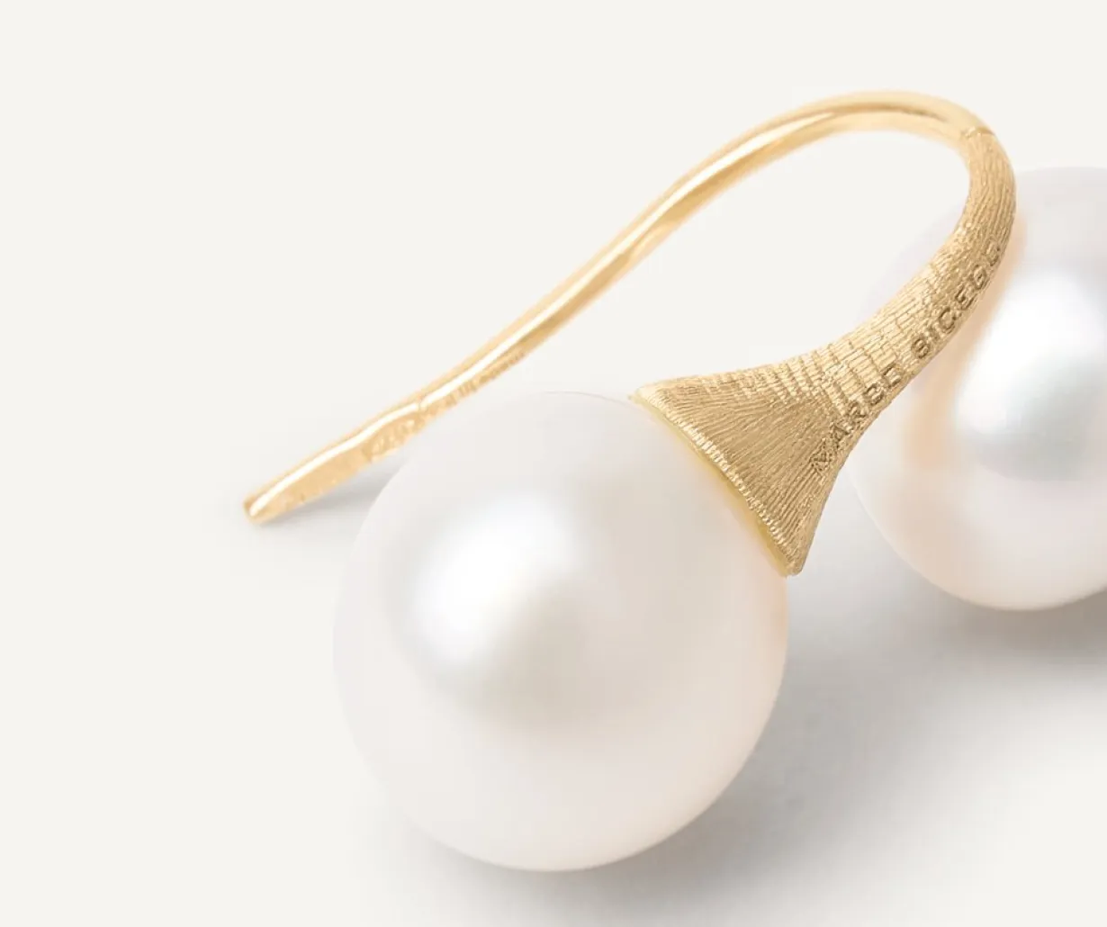 Marco Bicego Boucle D'Oreille Fermoir Crochet Avec Perle Best Sale