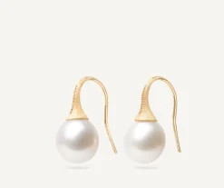 Marco Bicego Boucle D'Oreille Fermoir Crochet Avec Perle Best Sale