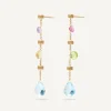 Marco Bicego Boucle D'Oreille Multicolore Avec Topaze Shop