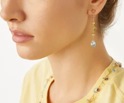 Marco Bicego Boucle D'Oreille Multicolore Avec Topaze Shop