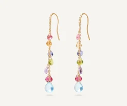 Marco Bicego Boucle D'Oreille Multicolore Avec Diamants Cheap