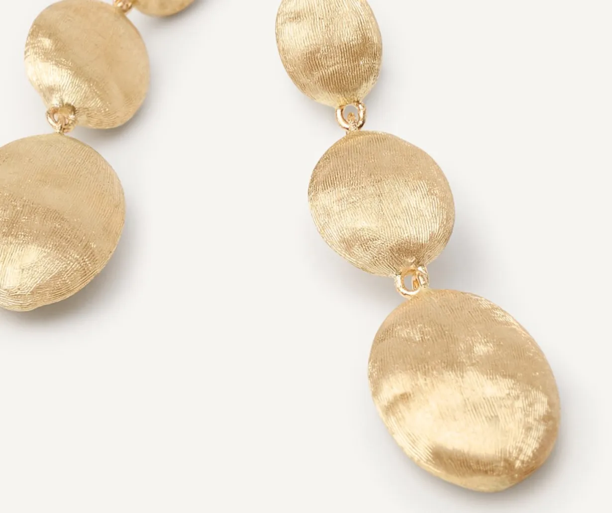 Marco Bicego Boucle D'Oreille Triple Avec Elements Ovales Fashion