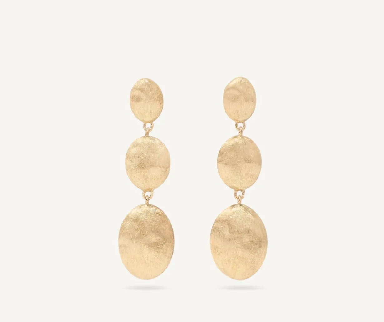 Marco Bicego Boucle D'Oreille Triple Avec Elements Ovales Fashion
