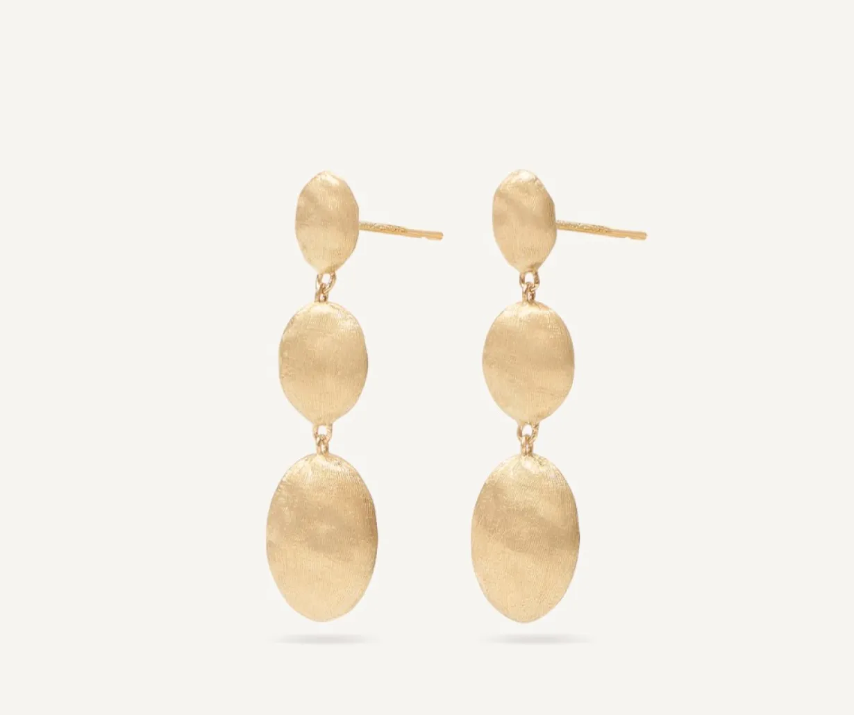 Marco Bicego Boucle D'Oreille Triple Avec Elements Ovales Fashion