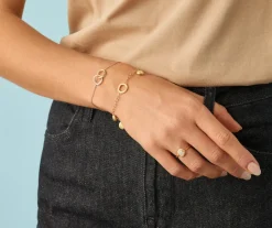 Marco Bicego Bracelet « Amour Infini » Avec Diamants Et Chaine Reglable Hot