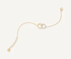 Marco Bicego Bracelet « Amour Infini » Avec Diamants Et Chaine Reglable Hot