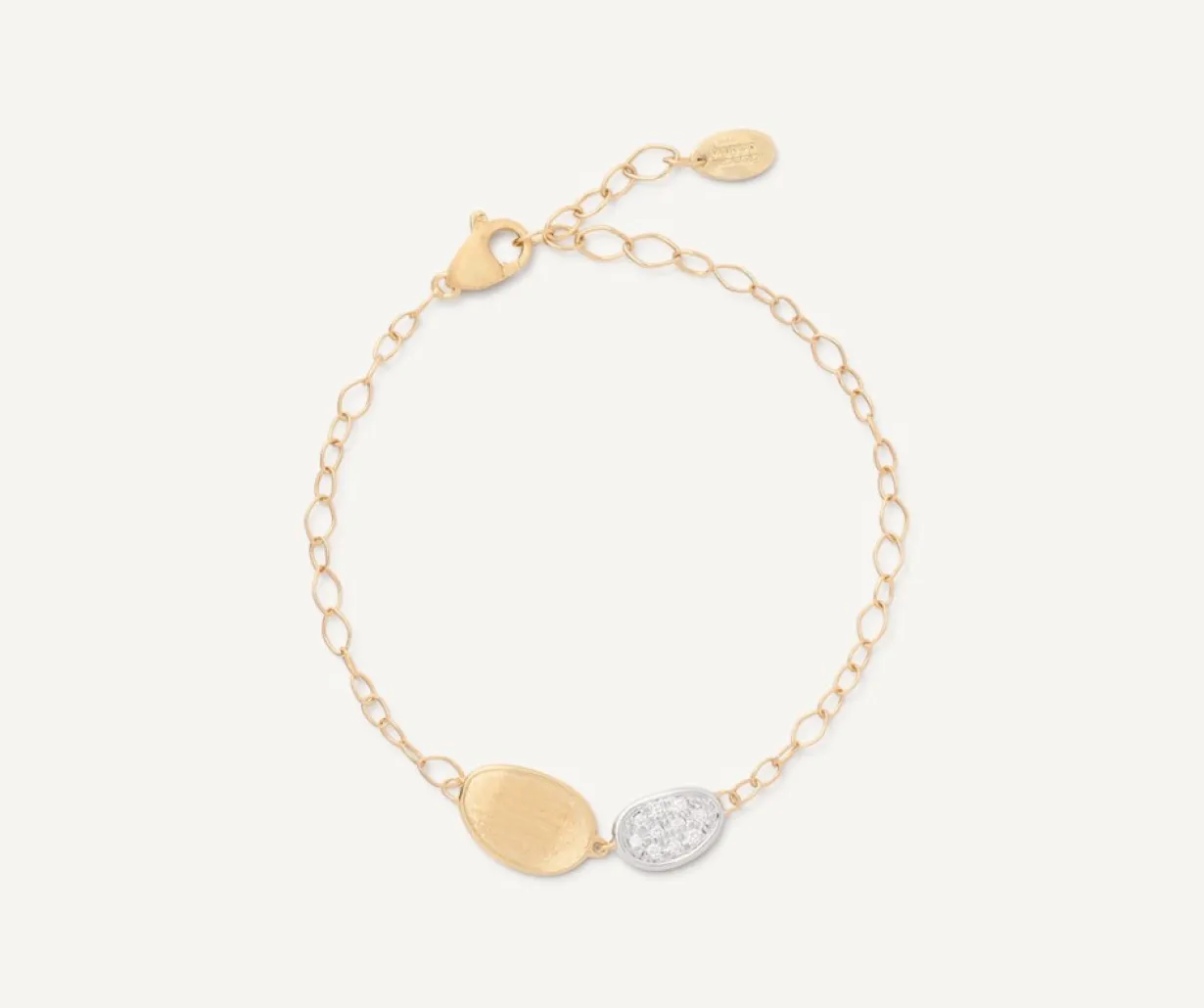 Marco Bicego Bracelet Avec Diamants Et Chaine Reglable Best Sale
