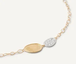 Marco Bicego Bracelet Avec Diamants Et Chaine Reglable Best Sale