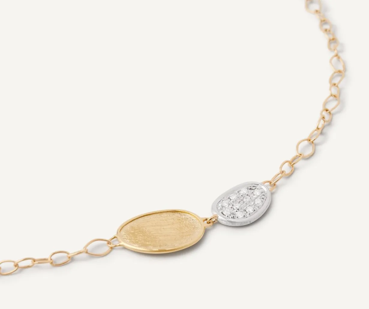 Marco Bicego Bracelet Avec Diamants Et Chaine Reglable Best Sale