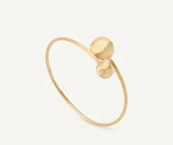 Marco Bicego Bracelet Bangle Avec Deux Billes Croisees Flash Sale