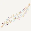 Marco Bicego Bracelet Deux Rangs Avec Pierres Multicolores Store