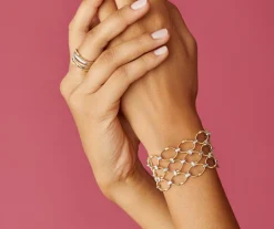 Marco Bicego Bracelet En Maillage Avec Diamants Best Sale