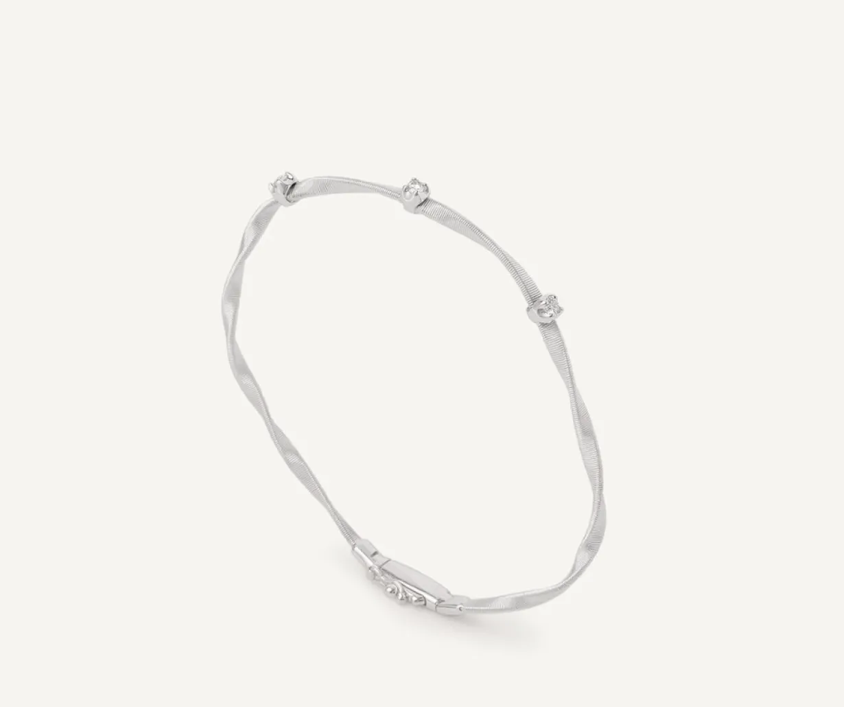Marco Bicego Bracelet En Or Blanc Avec Diamants Sale