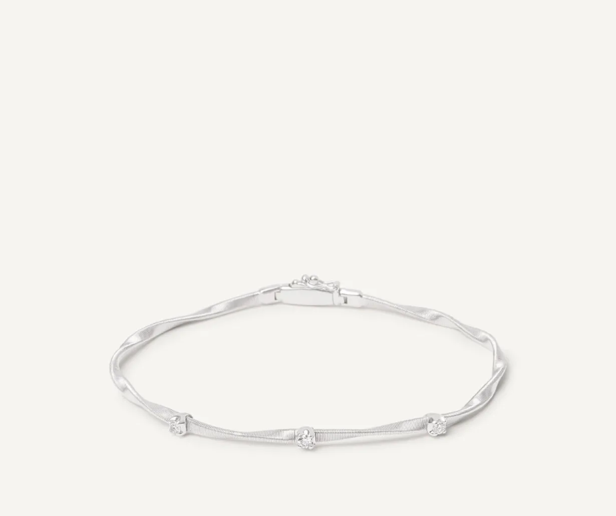 Marco Bicego Bracelet En Or Blanc Avec Diamants Sale