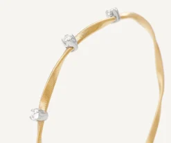 Marco Bicego Bracelet En Or Jaune Avec Diamants Best