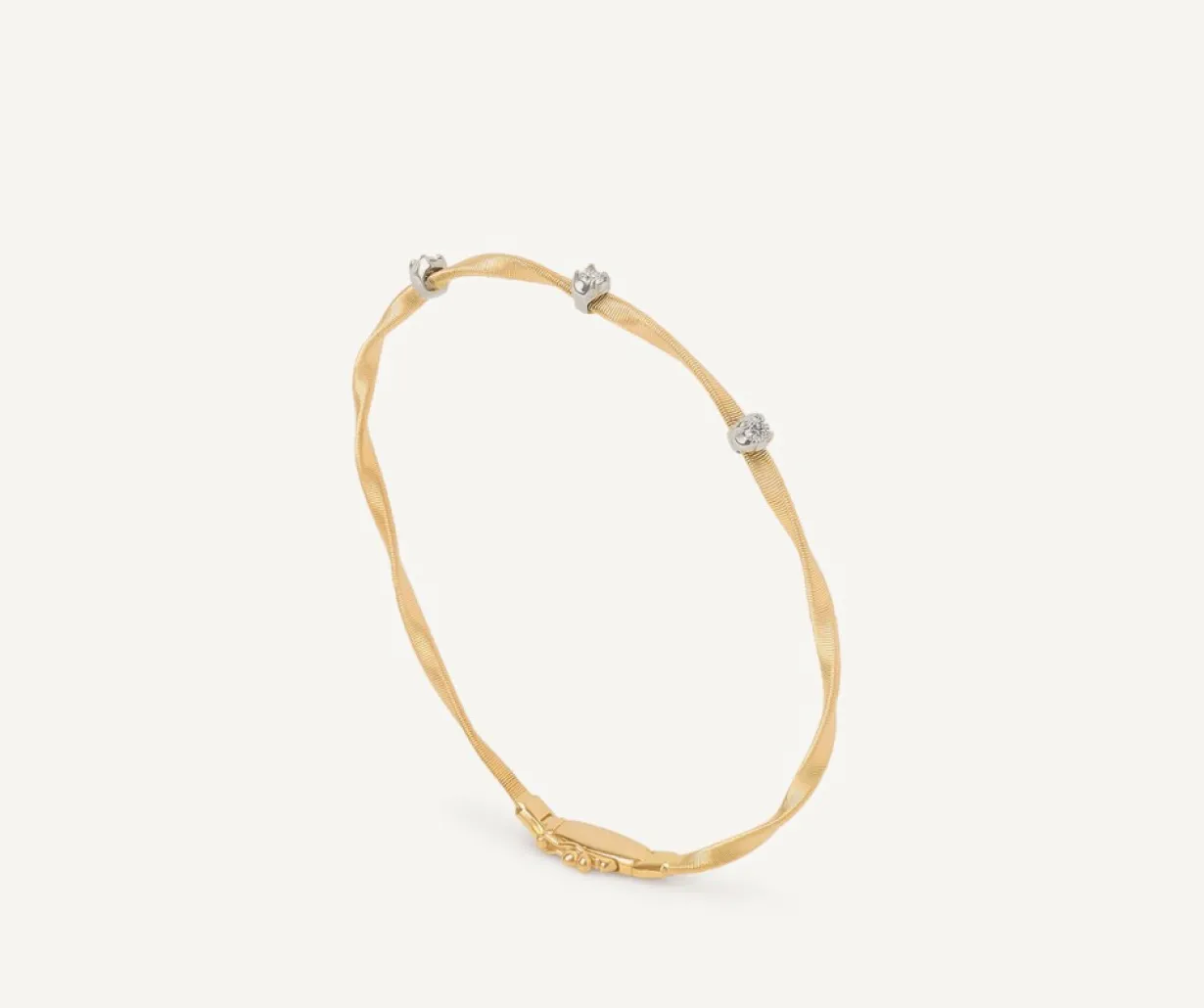 Marco Bicego Bracelet En Or Jaune Avec Diamants Best