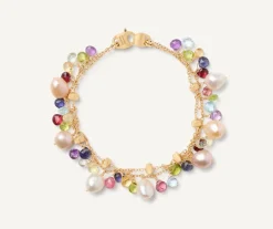 Marco Bicego Bracelet Multi-Rangs Avec Perles Et Pierres Multicolores Best Sale