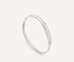 Marco Bicego Bracelet Multi-Rangs En Or Blanc Avec Diamants Cheap