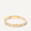 Marco Bicego Bracelet Trois Rangs Avec Diamants New