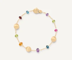 Marco Bicego Bracelet Un Rang Avec Pierres Multicolores Flash Sale