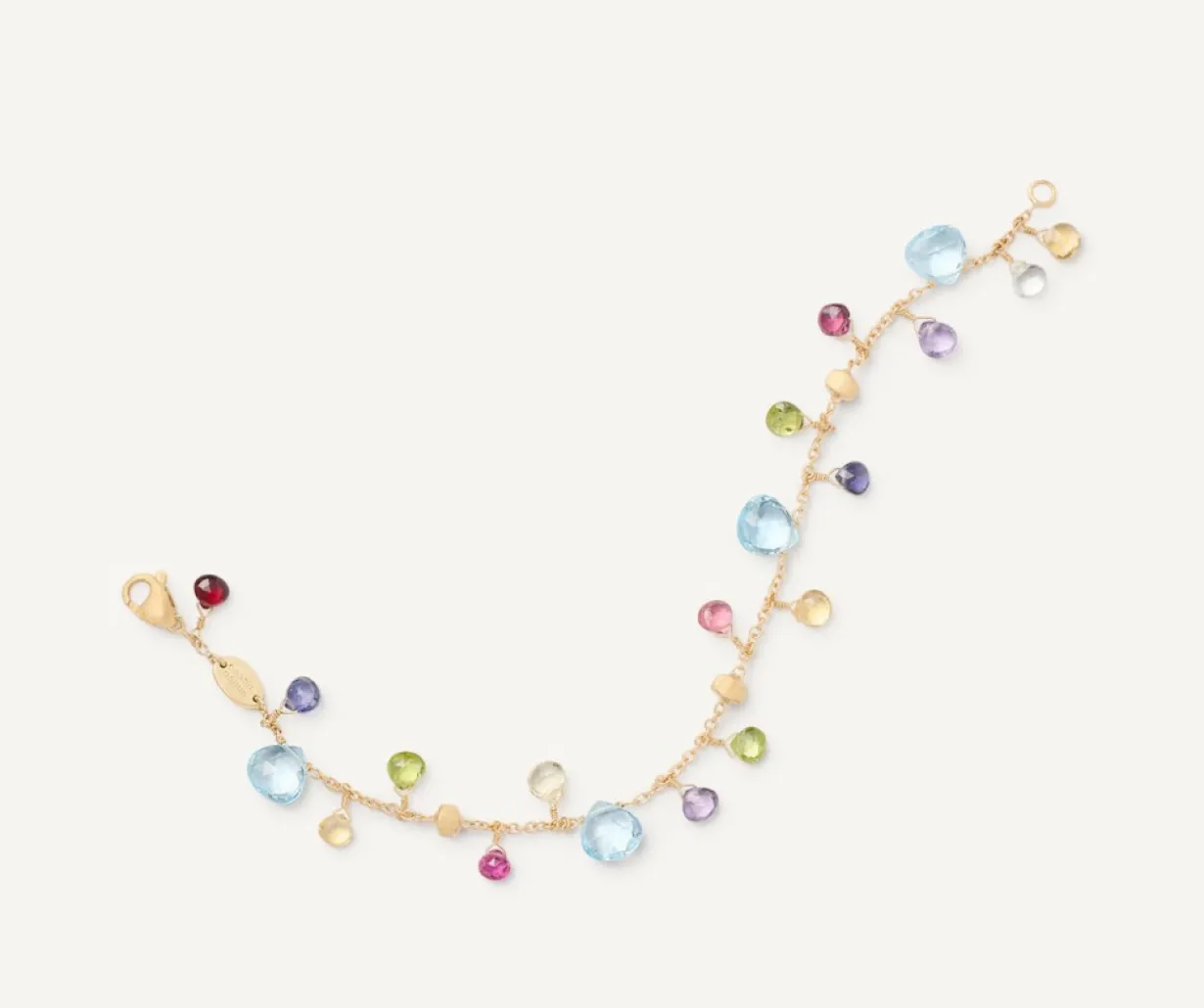 Marco Bicego Bracelet Un Rang Avec Pierres Multicolores Store