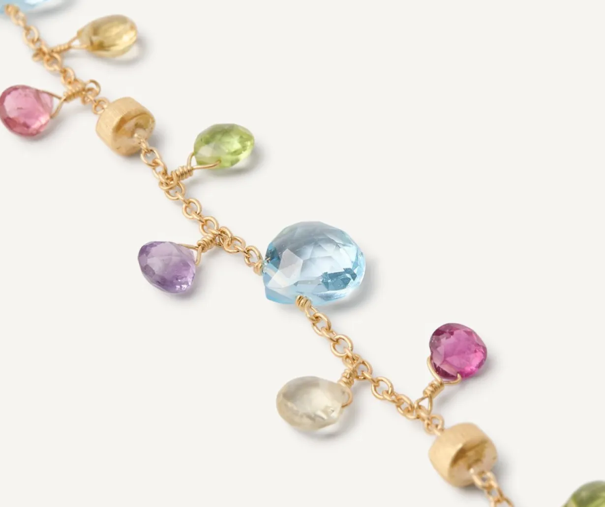 Marco Bicego Bracelet Un Rang Avec Pierres Multicolores Store