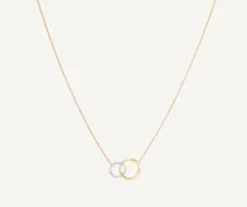Marco Bicego Collier « Amour Infini » Avec Diamants Et Chaine Reglable Sale