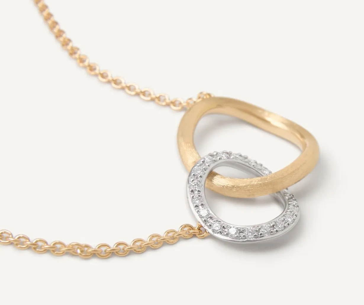 Marco Bicego Collier « Amour Infini » Avec Diamants Et Chaine Reglable Sale