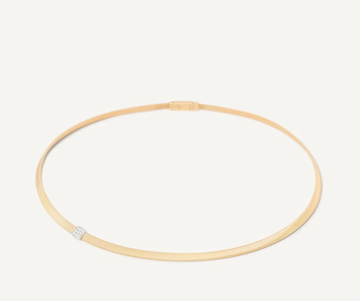 Marco Bicego Collier Avec Barrette De Diamants Cheap