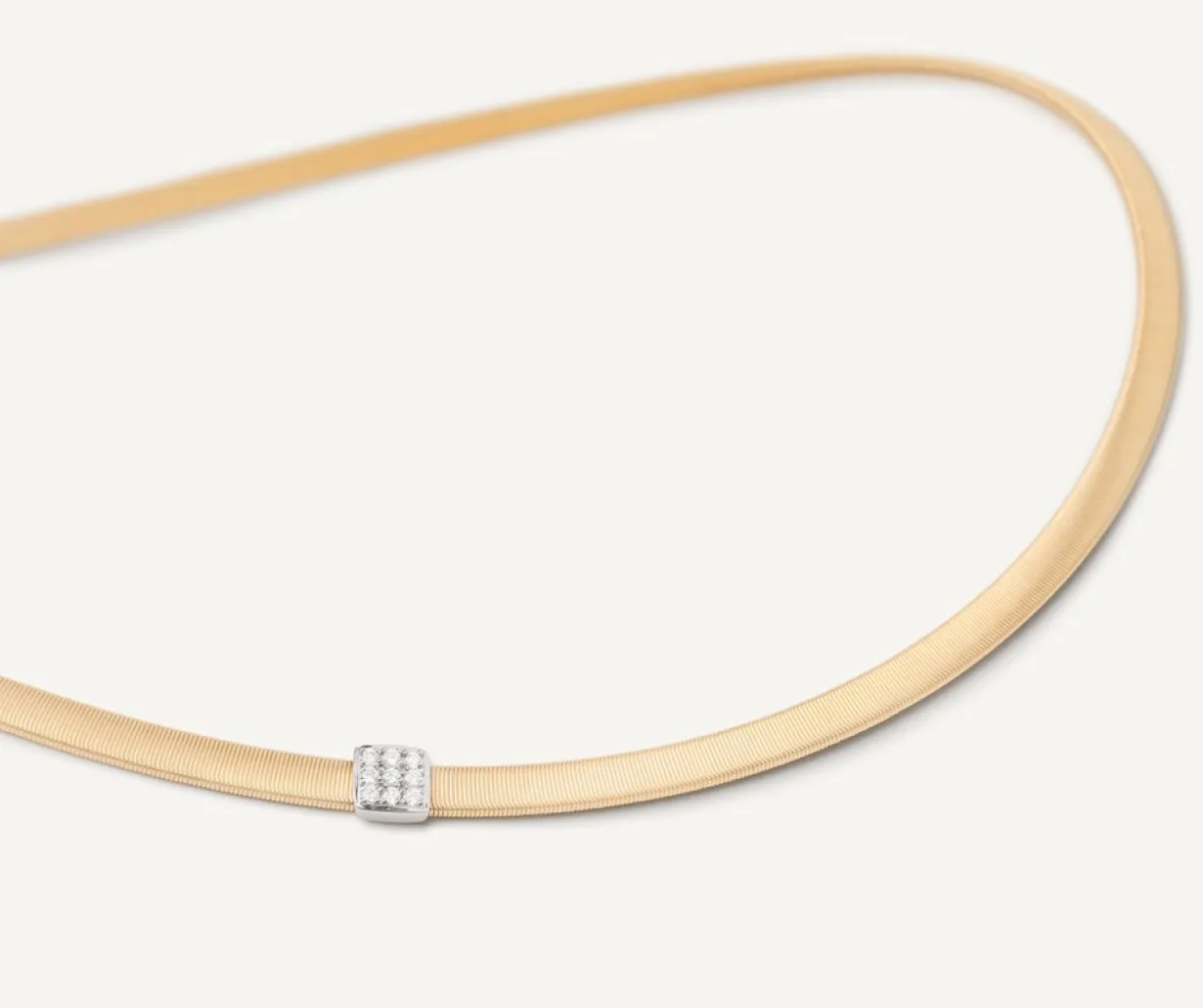 Marco Bicego Collier Avec Barrette De Diamants Cheap