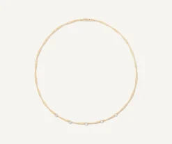 Marco Bicego Collier Avec Diamants En Or Jaune Best Sale