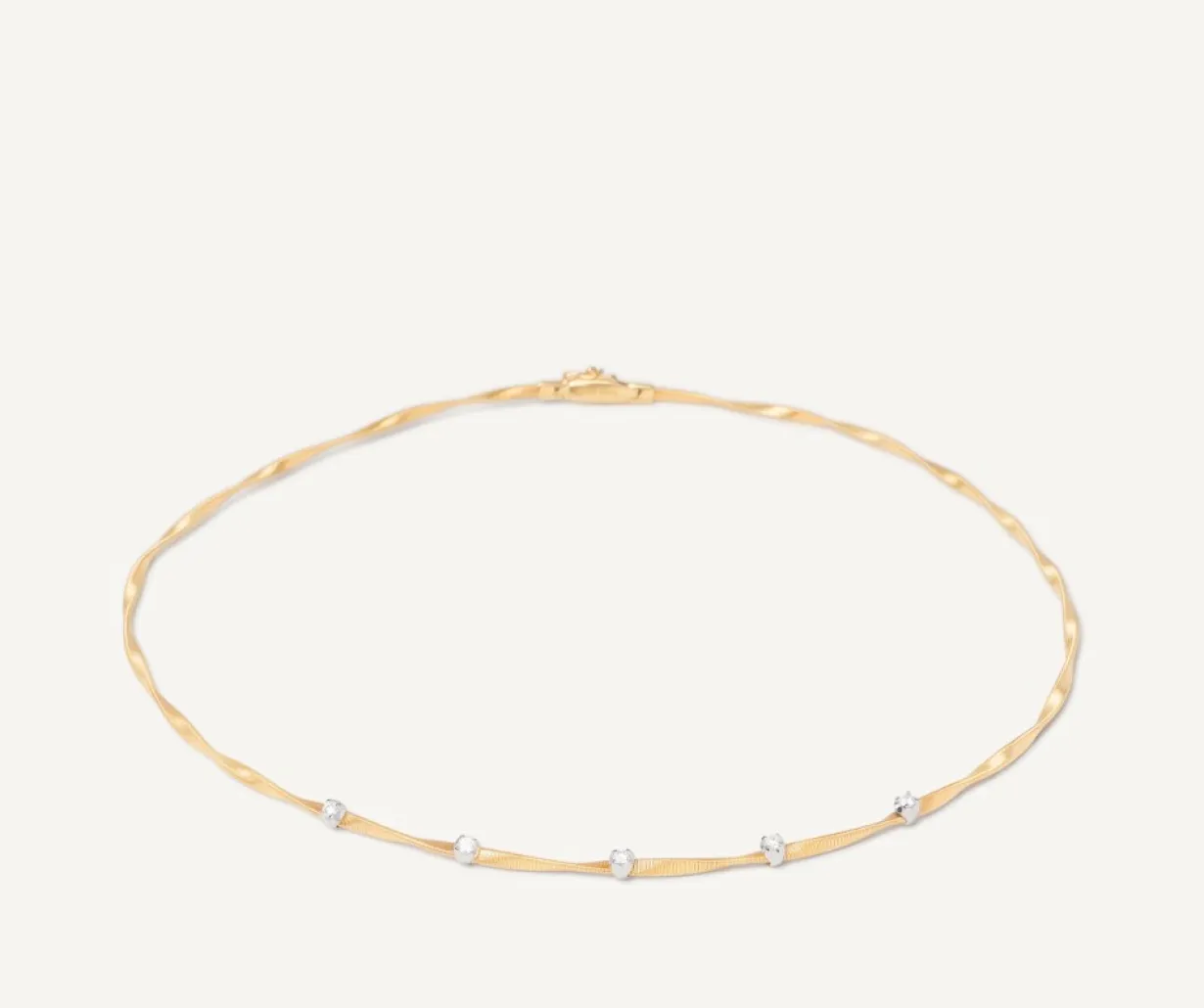 Marco Bicego Collier Avec Diamants En Or Jaune Best Sale