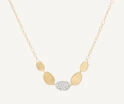 Marco Bicego Collier Avec Diamants Et Chaine Reglable, Modele Mini Shop