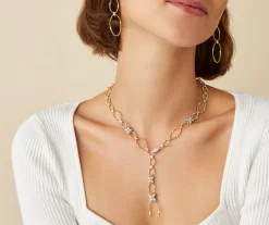 Marco Bicego Collier Cravate Avec Elements Fleuris Paves De Diamants Best